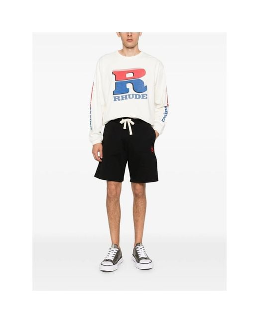 Vision Of Super Black Drawstring Shorts for men