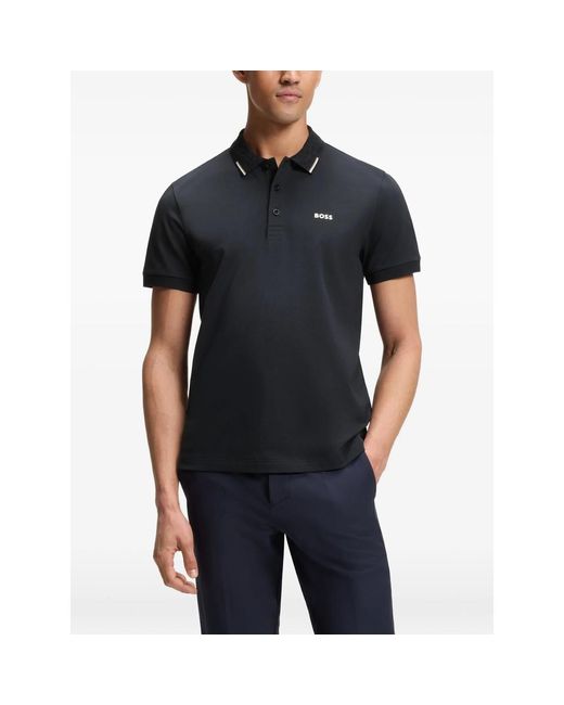 Boss Black Piqué Polo Shirt for men