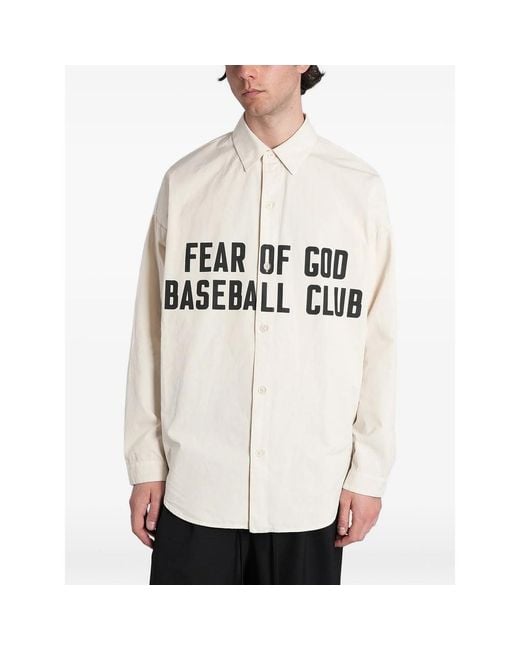 Fear Of God White Neutrals Shirts for men
