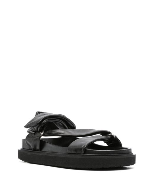 Isabel Marant Black Naori Leather Sandals