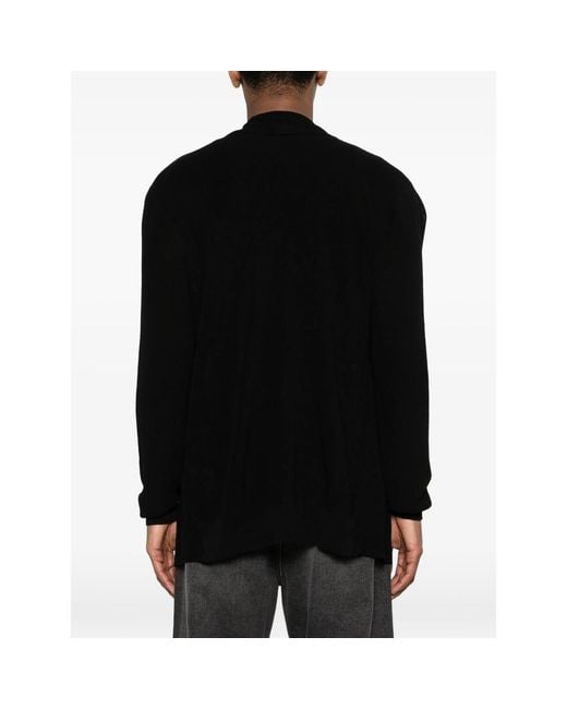 Roberto Collina Black Cardigan for men