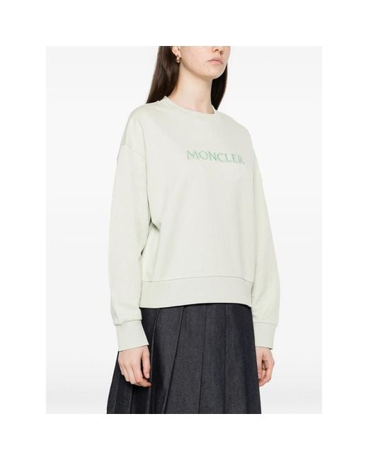 Moncler White Sweatshirts