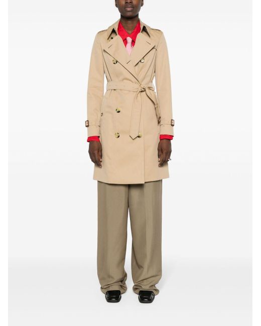Burberry Natural Mid-Length Chelsea Heritage Trench Coat