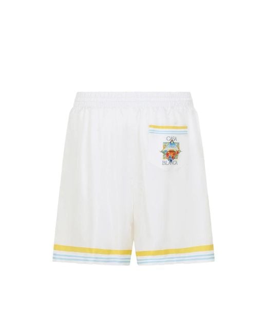Casablanca White Shorts for men