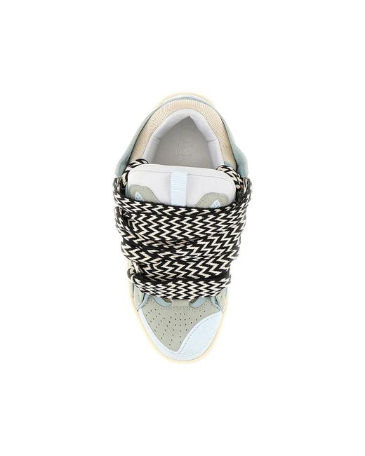 Lanvin Multicolor Lace-Up Sneakers for men