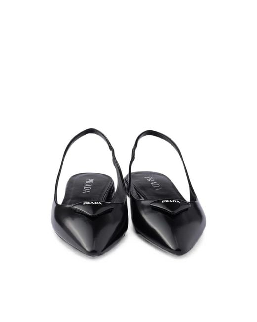 Prada Black Ballet Flats