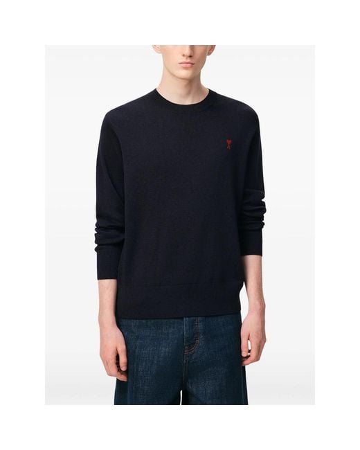 AMI Blue Sweaters & Knitwear for men