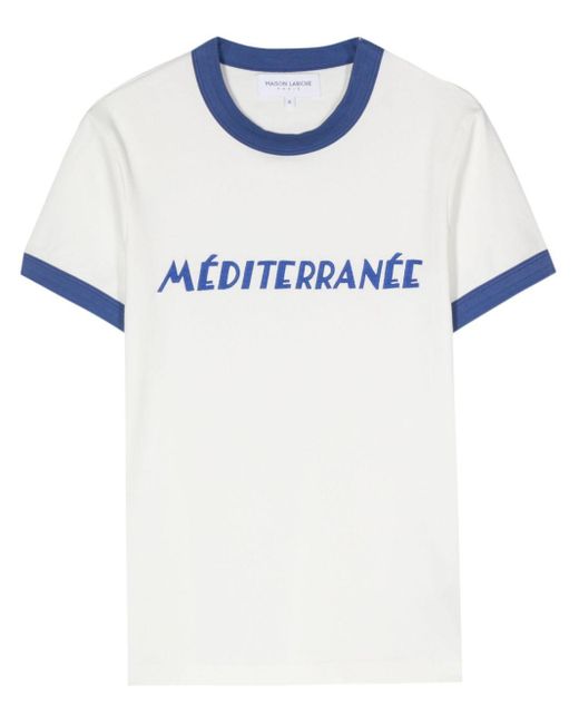 Maison Labiche Blue Méditerranée Monterlant T-Shirt