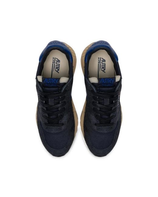 Autry Blue Reelwind Low Sneakers for men