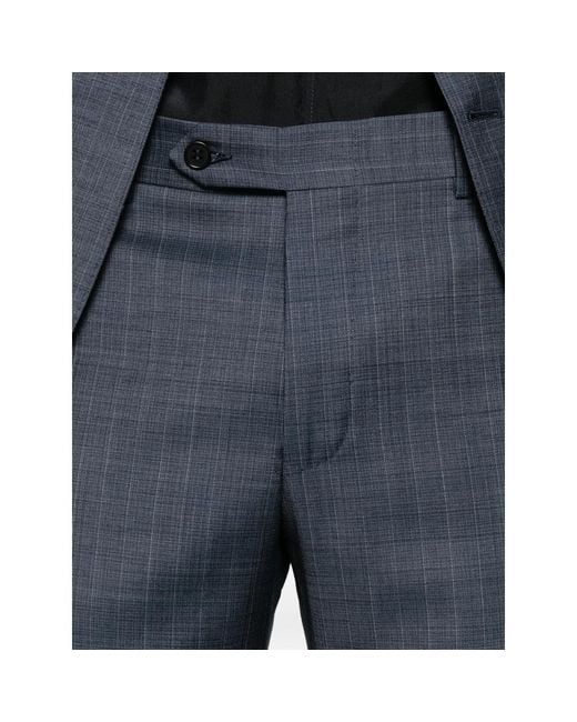 Canali Blue Suit Pinstripe for men