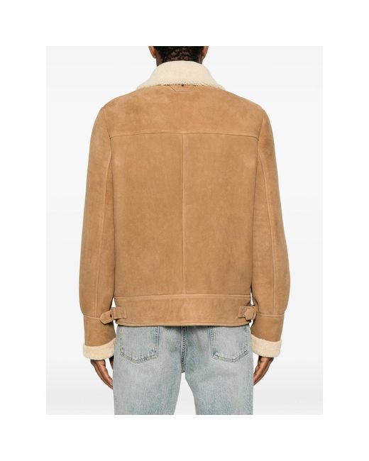 SANTORO Natural Zip-Up Jacket for men