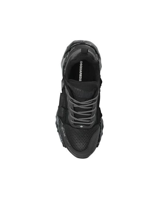 DSquared² Black Faster Sneakers for men