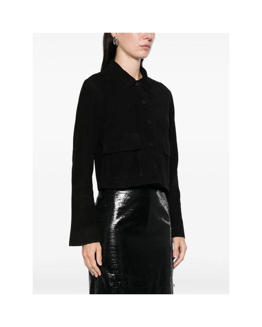 By Malene Birger Black Annie Pocket-Buttoned Jacket