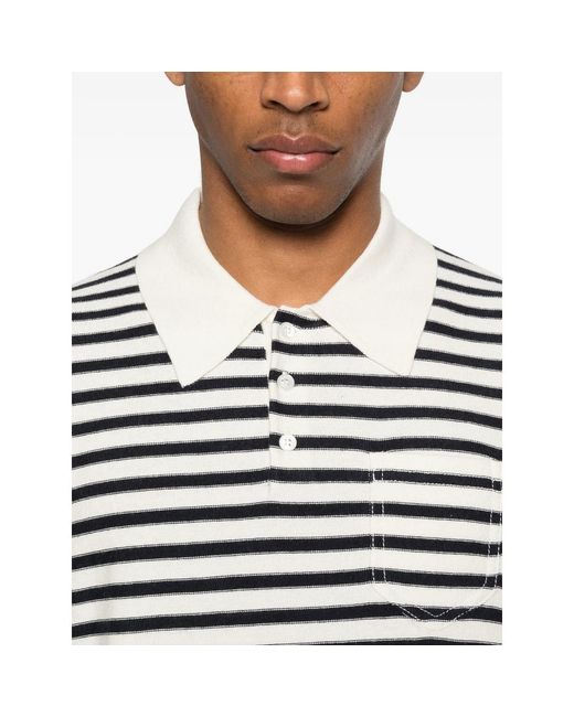 A.P.C. Black Neutrals Polo Shirts for men