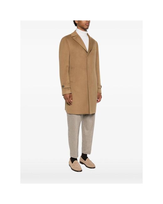 Tagliatore Brown Neutrals Coats for men