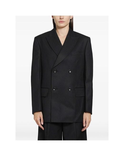 Junya Watanabe Black Double Blazer