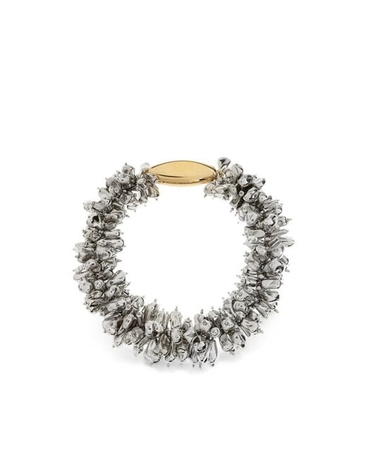 Dries Van Noten Metallic Beaded Necklace