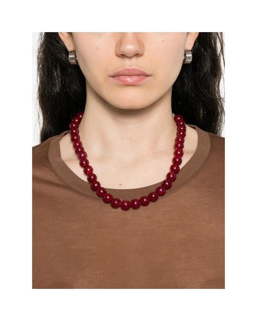 Baserange Brown Round-Neck Long-Sleeve Top