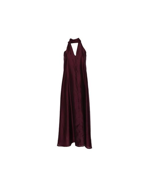 JC Sophie Purple Lovely V-Neck Maxi Dress