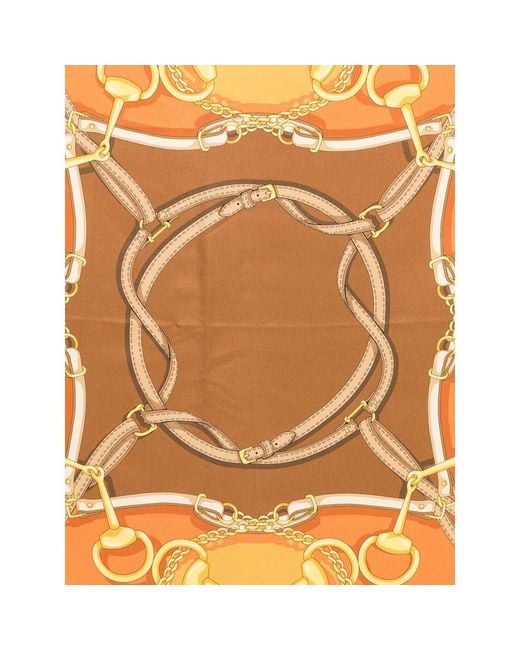 Gucci Orange Scarves