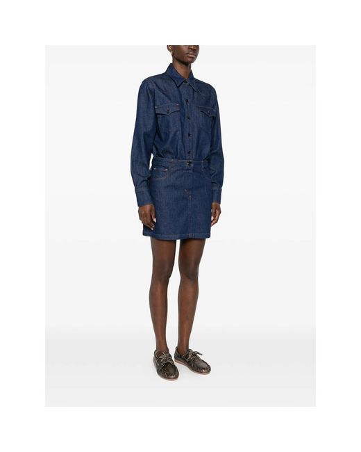 A.P.C. Blue Dresses