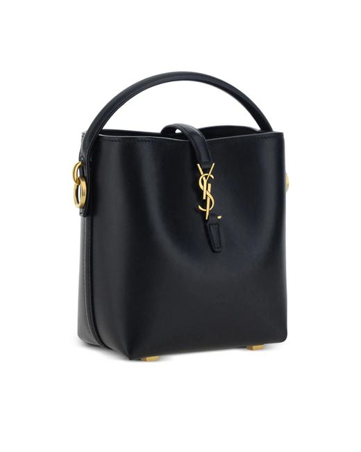 Saint Laurent Black Le 37 Leather Shoulder Bag