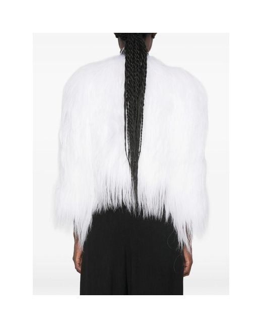 EVA White Lamb-Fur Jacket