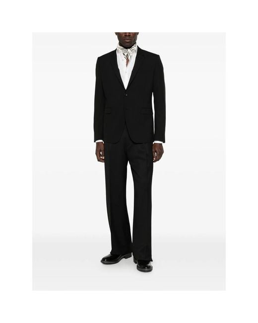 Reveres 1949 Black Single-Breasted Blazer for men