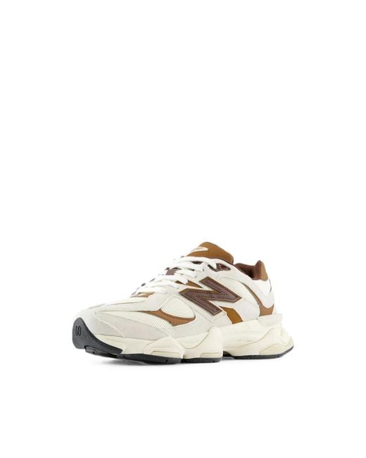 New Balance White 9060 Sneakers for men