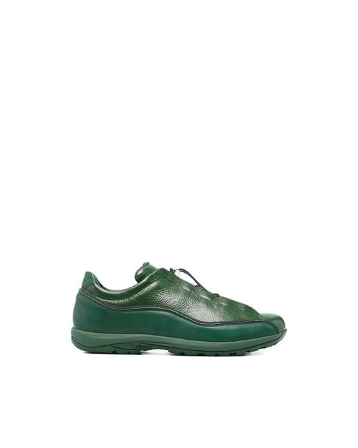 Diemme Green Licata Lace-Up Sneakers for men
