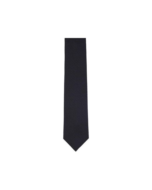 Barba Napoli Blue Patterned Tie for men