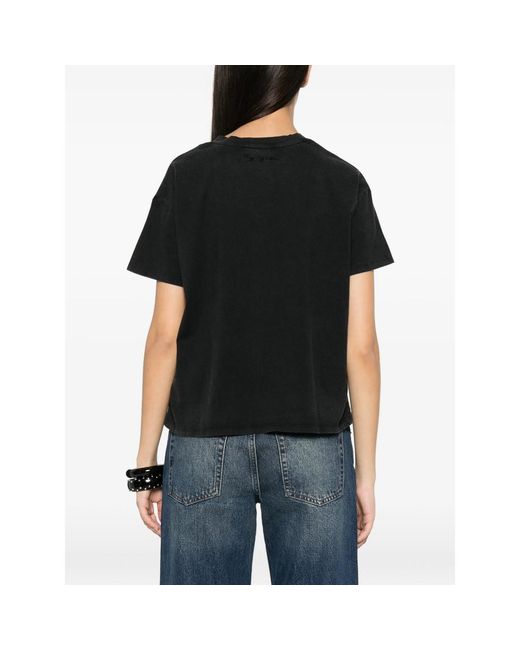 Majestic Filatures Black V-Neck Short-Sleeve T-Shirt