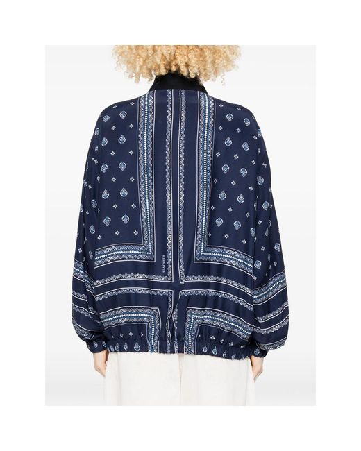 Seafarer Blue Oscar Patterned Jacket