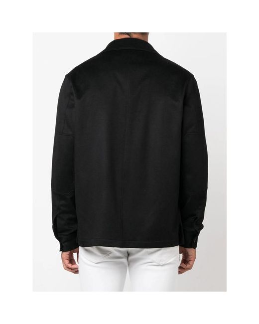 Zegna Black Alba Oasi Shirt Jacket for men