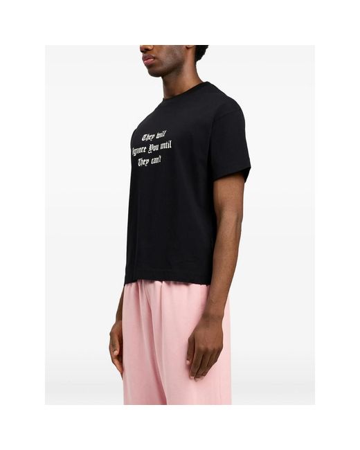 Palm Angels Black T-Shirts & Vests for men