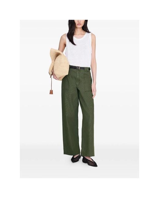 Anine Bing Green Denim
