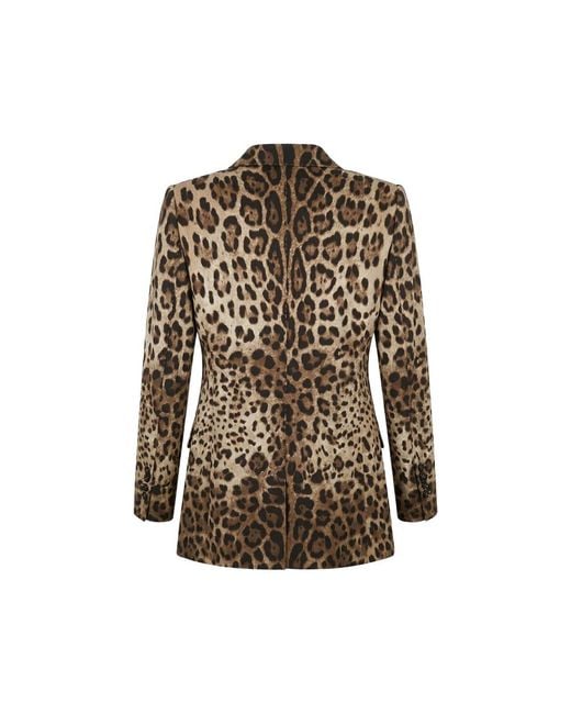 Dolce & Gabbana Brown Dolce & Gabbana Neutrals Jackets