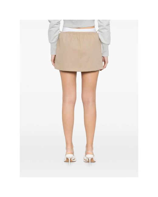 Alexander Wang Natural Skirts Neutral