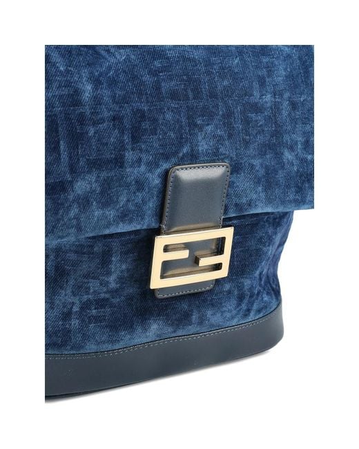 Fendi Blue Backpacks