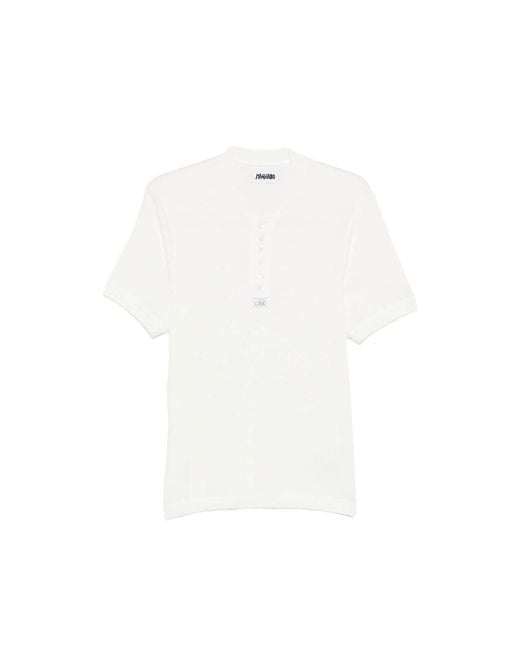 Magliano White Buttoned T-Shirt for men