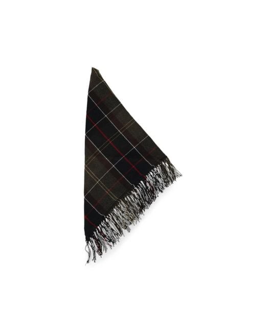 Barbour Black Kirklees Tartan Scarf