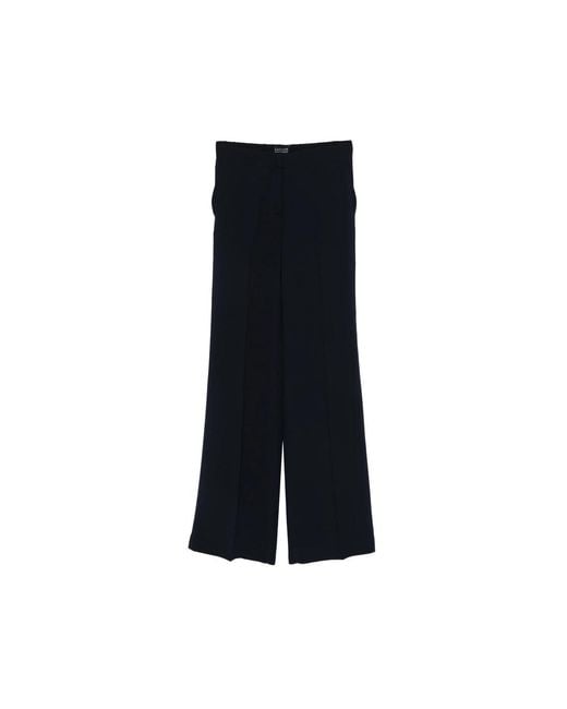 Gianluca Capannolo Blue Wide-Leg Trousers