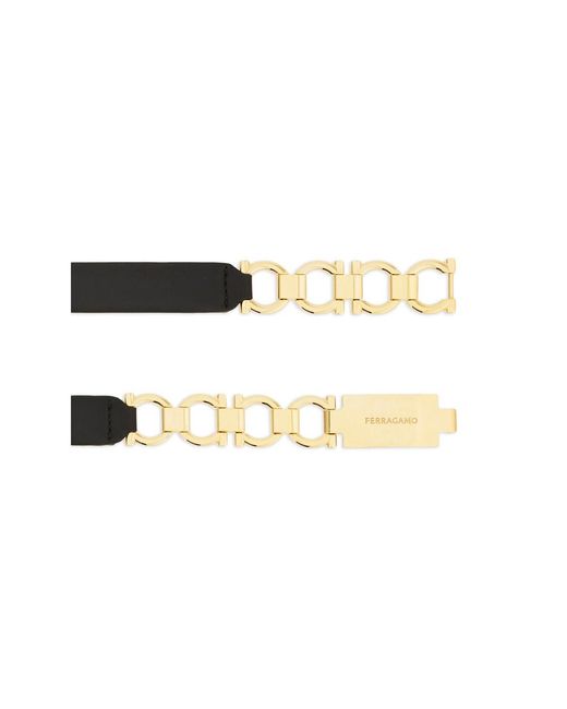 Ferragamo Metallic Belts