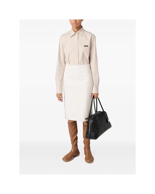 Miu Miu Natural Neutrals Tops