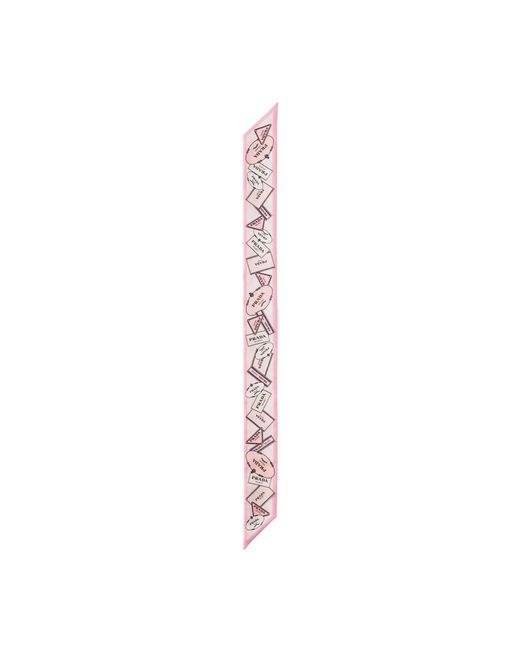 Prada Pink Scarves