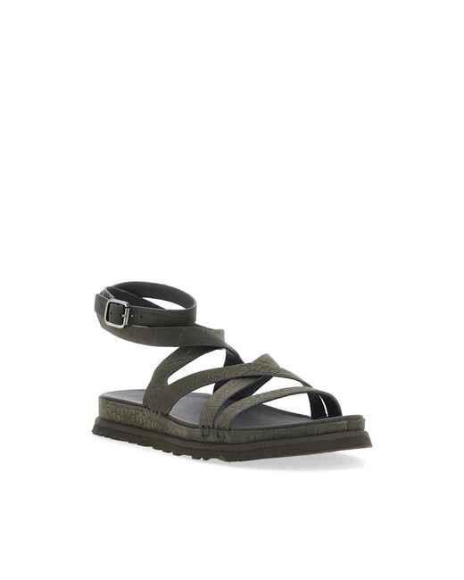 Ugg Black Flat Sandals