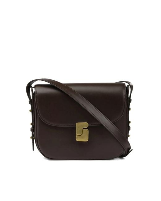 Soeur Black Mini Belissima Leather Crossbody Bag