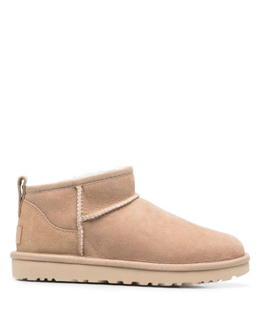 Ugg Natural Classic Ultra Mini Suede Boots