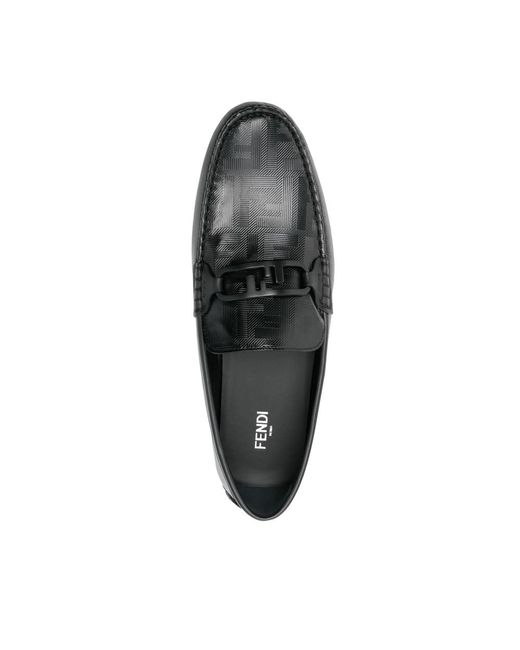Fendi Black Loafers for men