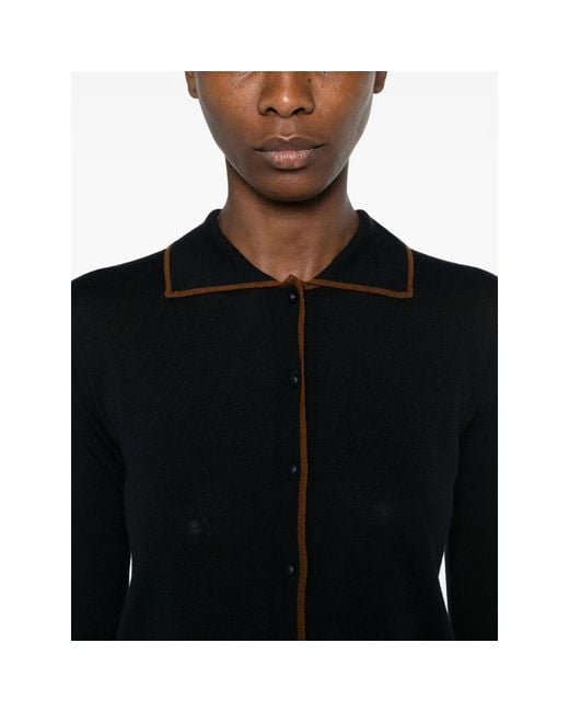 Max Mara Black Sweater Silk-Wool